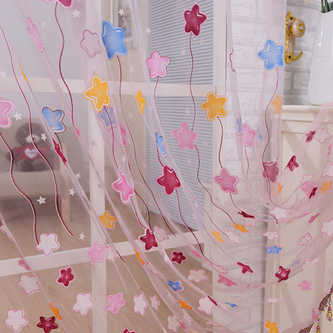Lovely Sheer Curtains for Kids Room