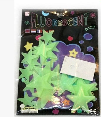 Ceiling Stickers Glow In The Dark Plastic Stars