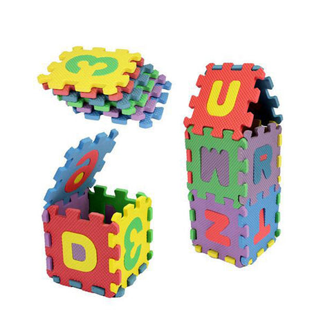 Alphabets and Numbers Play Mat For Kids Room