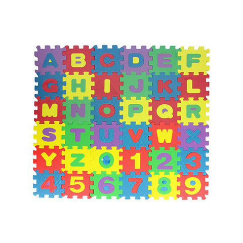 Alphabets and Numbers Play Mat For Kids Room