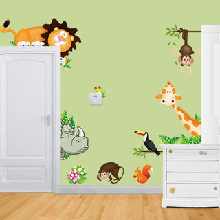 Cute Animal Live in Your Home DIY Wall Stickers