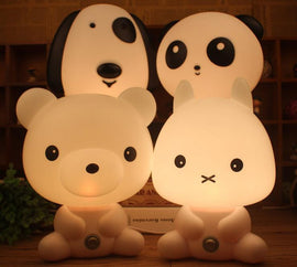 Panda and Bear Inspired Desk Night Lights For Kids Room