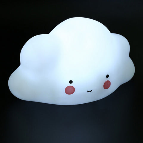 Novelty Cloud Smile Face Night Lamp For Kids Room