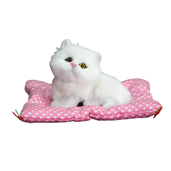 Super Kawaii Simulation Cats Plush Toy For Kids Room Decoration