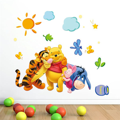 Winnie the Pooh And Friends Wall Stickers For Kids Rooms