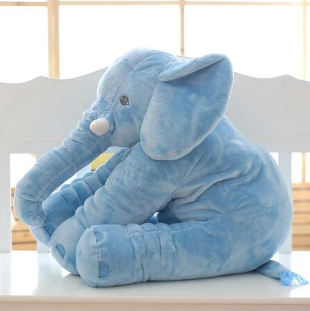 Cute Colored Elephant For Kids Room Bed Decoration