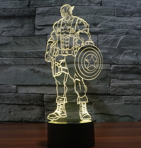 The Avengers LED Light Night For Kids Room