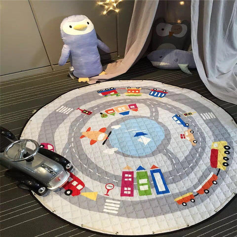 Cute Rugs Carpet Round Shaped For Kids Room
